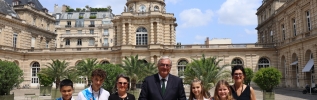Des Conseillers Départementaux Jeunes de Côte-d’Or en visite au Sénat pour ses 150 ans
